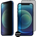 Idol 1991 Tempered Glass Iphone 12 Mini 5.4'' 9H 0.25mm Privacy Antispy Semi Curved Full Glue BLACK