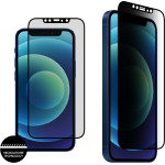 Idol 1991 Tempered Glass Iphone 12 Mini 5.4'' 9H 0.25mm Premium Privacy Antispy Semi Curved Full Glue BLACK