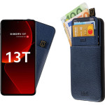 Idol 1991 ���� Xiaomi 13T 5G 6.67'' ANTI-Rfid Leather Smart Wallet BLUE - (5205308356896)