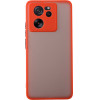 Lime ���� Xiaomi 13T Pro 5G 6.67'' Hardshell Fusion Full Camera Protection Red With Black KEYS
