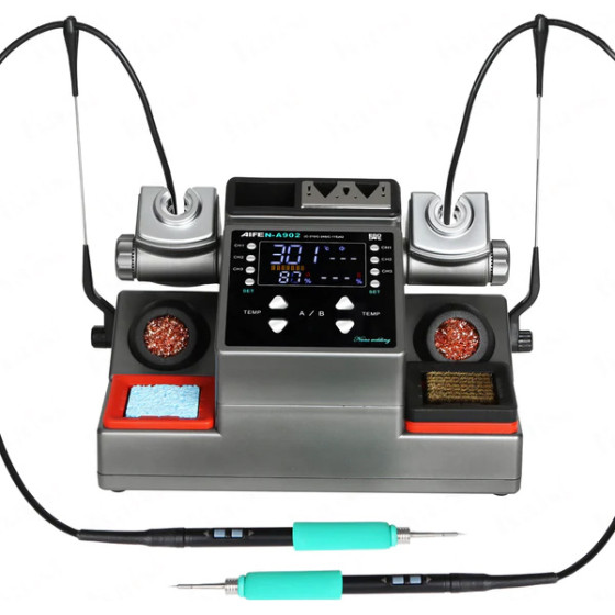 AIFEN �������� ������� ����������� A902, 2x ����������, 350W, 110-450 �C - (AFN-23)