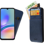 Idol 1991 ���� Samsung A05s A057 6.7'' ANTI-Rfid Leather Smart Wallet BLUE