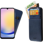 Idol 1991 ���� Samsung A35 5G A356 6.6'' ANTI-Rfid Leather Smart Wallet BLUE