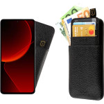 Idol 1991 ���� Xiaomi 13T 5G 6.67'' ANTI-Rfid Leather Smart Wallet BLACK