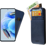 Idol 1991 ���� Xiaomi Redmi Note 12 Pro 4G 6.67'' ANTI-Rfid Leather Smart Wallet BLUE