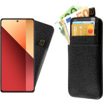 Idol 1991 ���� Xiaomi Redmi Note 13 Pro 5G 6.67'' ANTI-Rfid Leather Smart Wallet BLACK
