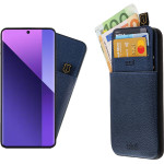 Idol 1991 ���� Xiaomi Redmi Note 13 Pro Plus 5G 6.67'' ANTI-Rfid Leather Smart Wallet BLUE