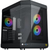 Xigmatek Cubi Black , 6x ���-������������� RGB FANS , Full Tempered glass