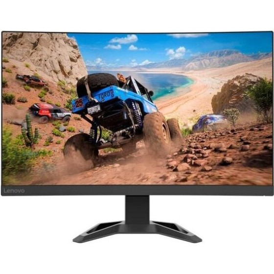 Lenovo Monitor G27qc-30 Gaming 27'' Qhd VA, Slim Bezel, HDMi, Display Port, 165Hz, Amd Freesync Prem, Height adjustable, 3YEarsw - (66F4GAC2EU)