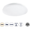 GloboStar Celano Led ���������� ������ ��������� �26 20W 1900lm 120� Ac 220-240V ��������� IP54 �26 x �6cm ������ ����� 4500K - 3 ������ ������� - (61006)