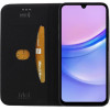Idol 1991 ���� Samsung A15 4G A155/A15 5G A156 6.4'' Elite ANTI-Rfid Book Stand BLACK