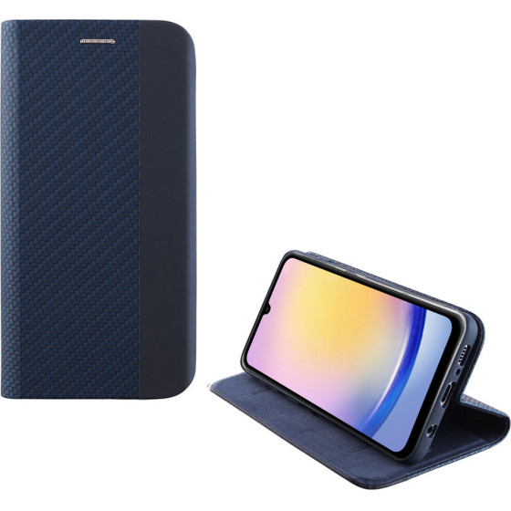 Idol 1991 ���� Samsung A25 5G A256 6.5'' Elite ANTI-Rfid Book Stand BLUE