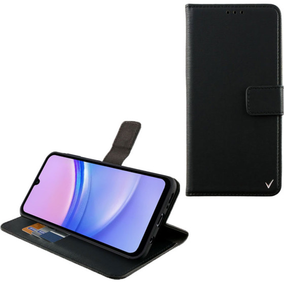 Volte-Tel ���� Samsung A15 4G A155/A15 5G A156 6.4'' Allure Magnet Book Stand Clip BLACK