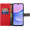 Volte-Tel ���� Samsung A15 4G A155/A15 5G A156 6.4'' Allure Magnet Book Stand Clip RED