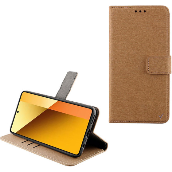 Volte-Tel ���� Xiaomi Redmi Note 13 5G 6,67'' Allure Magnet Book Stand Clip GOLD