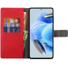 Volte-Tel ���� Xiaomi Redmi Note 12 Pro 5G 6.67'' Allure Magnet Book Stand Clip RED - (5205308357374)