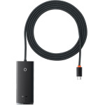 Baseus Hub 4in1 Lite Series USB-C To 4x Usb 3.0 + USB-C, 2m (Black) - (WKQX030501)