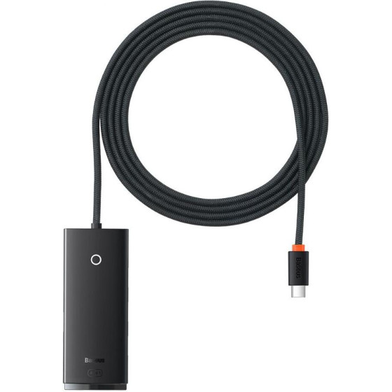 Baseus Hub 4in1 Lite Series USB-C To 4x Usb 3.0 + USB-C, 2m (Black) - (WKQX030501)