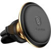 Baseus Magnetic Air Vent Car Mount Holder With Cable Clip Gold - (C40141201G13-00)