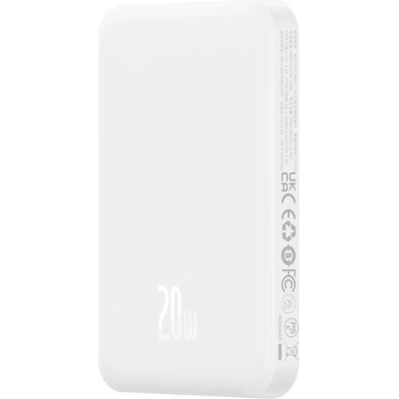 Baseus Magnetic Mini Powerbank 5000mAh 20W (white) - (P10022107223-00)
