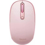 Baseus Wireless Mouse F01B Tri-Mode 2.4G BT5.0 1600 Dpi (pink) - (B01055503413-00)