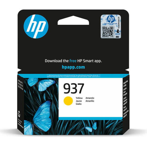 HP 937 Yellow Original Ink Cartridge - (4S6W4NE)