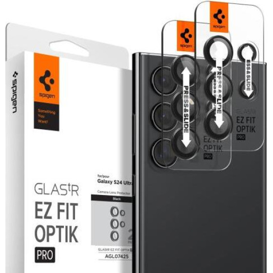 Spigen ������������� ������� ������� Optik.Tr EZ-Fit ��� ������� ������� Samsung S928B Galaxy S24 Ultra 5G ����� (2 ���.) - (AGL07425)
