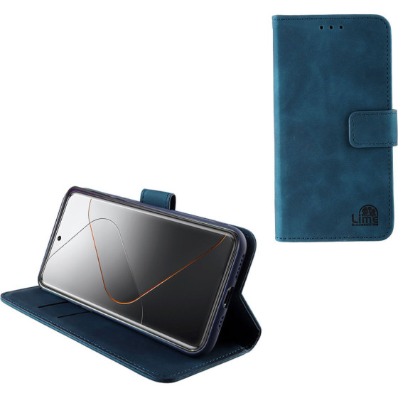 Lime ���� Xiaomi 14 Pro 5G 6.73'' Essential Magnet Book Stand Clip Dark BLUE