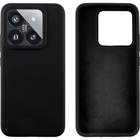 Idol 1991 ���� Xiaomi 14 5G 6.36'' Velvet Elite Tpu 4 Side Full Camera Protection BLACK - (5205308355288)