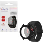 Volte-Tel Tempered Glass Samsung Watch 5 Pro R920 45mm 1.4'' 9H 0.30mm Pc Edge Cover With Key 3D Full Glue Full Cover BLACK - (5205308356216)