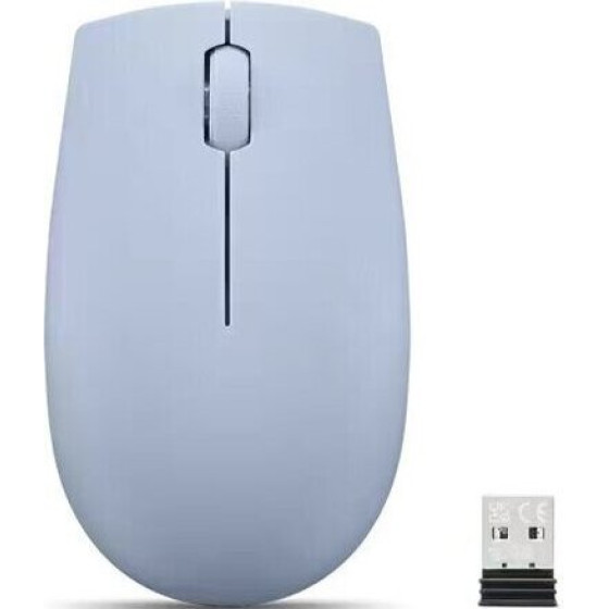 Lenovo Wireless Compact Mouse 300,Frost Blue - (GY51L15679)