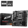 MSI Mb Pro B650M-P, Socket Amd AM5, Cs Amd B650, 4 Dimm Sockets DDR5, HDMI/DP/VGA, 2.5 Gigabit LAN, MICRO-ATX, 3YW. - (911-7D46-013)