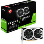 MSI Vga PCI-E Nvidia Gf Gtx 1650 D6 Ventus Xs OCV3, 4GB/128BIt GDDR6, HDMI/DP/Dl DVD-D, Dual FAN, 2 Slot FANSIK, 3YW. - (912-V812-004)