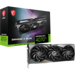 MSI Vga PCI-E Nvidia Gf Rtx 4070 Ti Gaming X Slim 12G, 12GB/192BIT, GDDR6X, HDMI/3x Display PORT, Triple FAN, 2 Slot FANSINK, 3YW. - (912-V513-440)