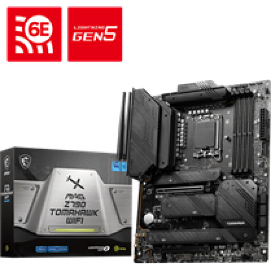 MSI Mb Mag Z790 Tomahawk WIFI, Socket Intel LGA1700 14TH/13TH/12THGEN, Cs Intel Z790, 4 Dimm Sockets DDR5, DP/HDMI, 2.5 Gigabit LAN, WIFI, ATX, 3YW. - (911-7D91-019)