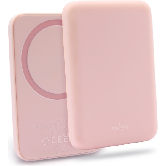 Puro Fast Charger Power Bank 4000mAh Magsafe 1 USB-C Li-Poly Rose - (FCBB40P1MAGROSE)
