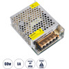GloboStar ��������� ����������� Pelv ��� �������� Led 60W 5A - Ac 220-240V �� Dc 12V - IP20 - �11 x �8 x �3.5cm - 2 ������ ������� - (73033)