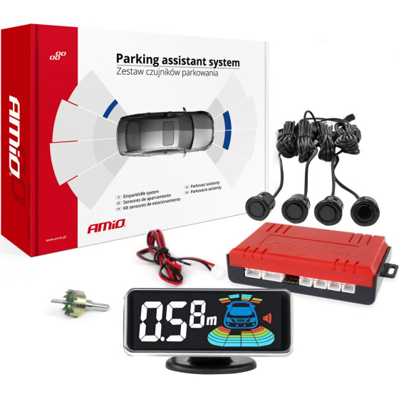 AMiO ������� ������������� 12V �� 4 ���������� �� ����� ����� 18mm �� Buzzer (���) ��� ����� Led 3D ���� - 1 ���. - (03186)