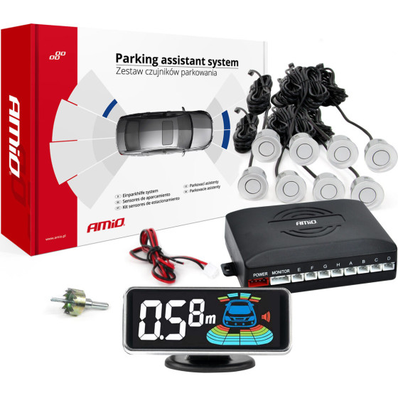 AMiO ������� ������������� 12V �� 8 ���������� �� ����� ����� 21,5mm �� Buzzer (���) ��� ����� Led 3D ���� - 1 ���. - (03193)