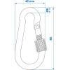 PROPLUS ������� �� ��������, ����������, 8x80mm - (342364)