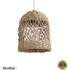 GloboStar Ecuador Boho �������� ��������� ������ �������� 1 x E27 AC220-240V IP20 - �20 x �25cm - ���� Seagrass - ���� ������ ������� - 5 ������ ������� - (02121)