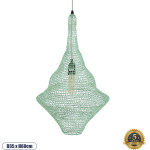 GloboStar Kentucky Vintage �������� ��������� ������ �������� 1 x E27 AC220-240V IP20 - �35 x �60cm - Apple Green ��������� ������ - 5 ������ ������� - (01873)