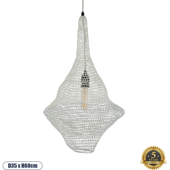 GloboStar Kentucky Vintage �������� ��������� ������ �������� 1 x E27 AC220-240V IP20 - �35 x �60cm - ���� ����� ��������� ������ - 5 ������ ������� - (01871)