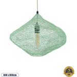 GloboStar Kentucky Vintage �������� ��������� ������ �������� 1 x E27 AC220-240V IP20 - �40 x �30cm - Apple Green ��������� ������ - 5 ������ ������� - (01864)