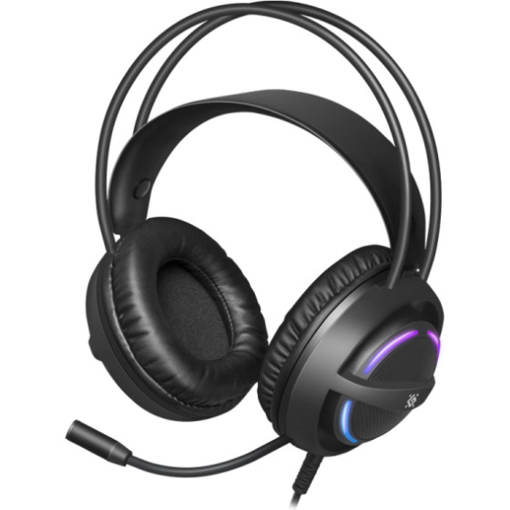 Defender Dexter Rgb Stereo Headphones Jack 3.5mm 2m Black - (64595)