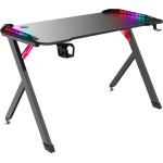 Defender Gaming Desk Table Rgb Spirit Black - (64389)