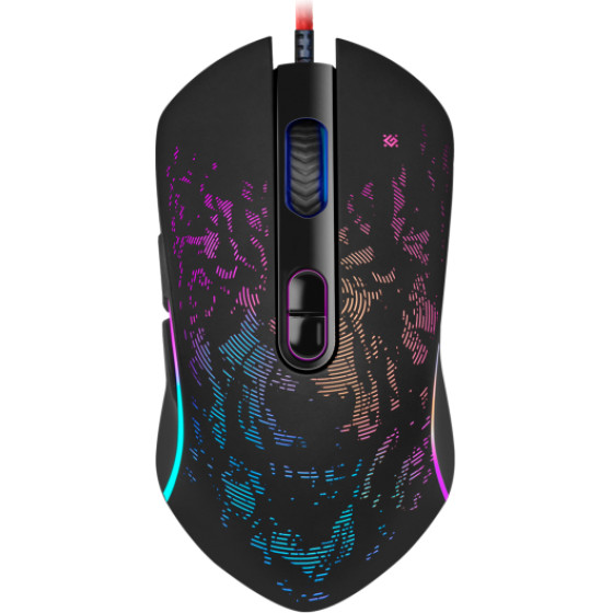 Defender GM-990 Wtcher Wired Gaming Optical Mouse 3200dPi 7 Buttons - (A52990)