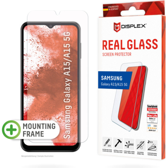 Displex Real Glass 2D Samsung A15 5G / A15 4G - (01925)