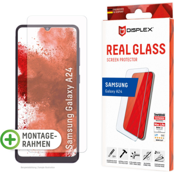 Displex Real Glass 2D Samsung A24 4G/ A25 5G - (01826)