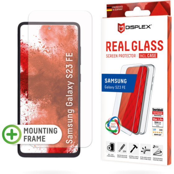 Displex Real Glass 2D Samsung S23 Fe + Case - (01892)